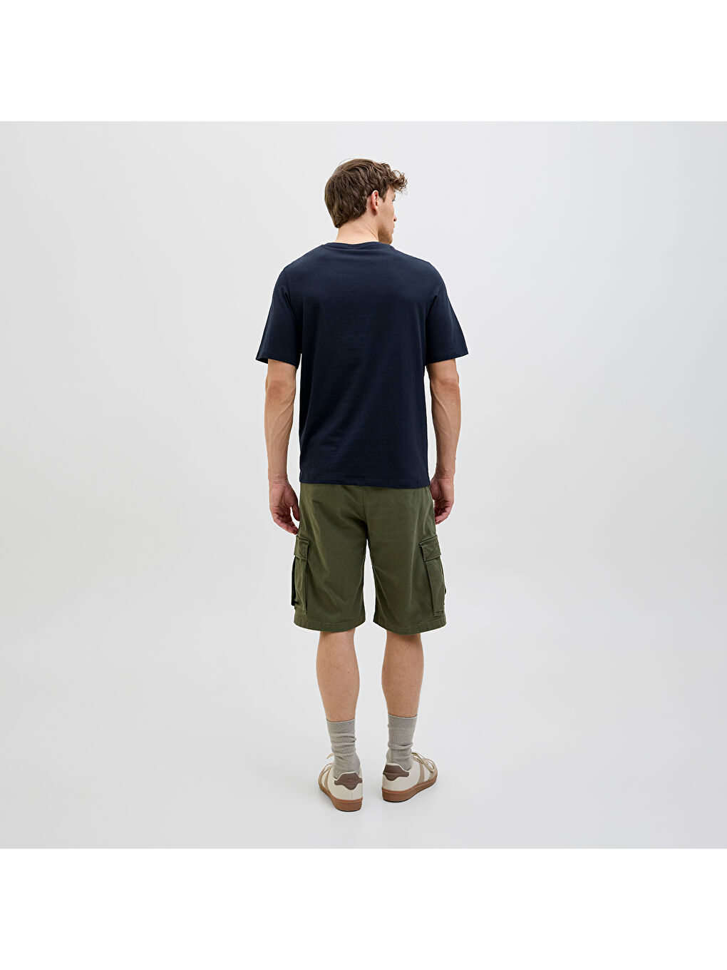 Hawaii Shape Erkek Siyah Yuvarlak Yaka Spor Tişört-2