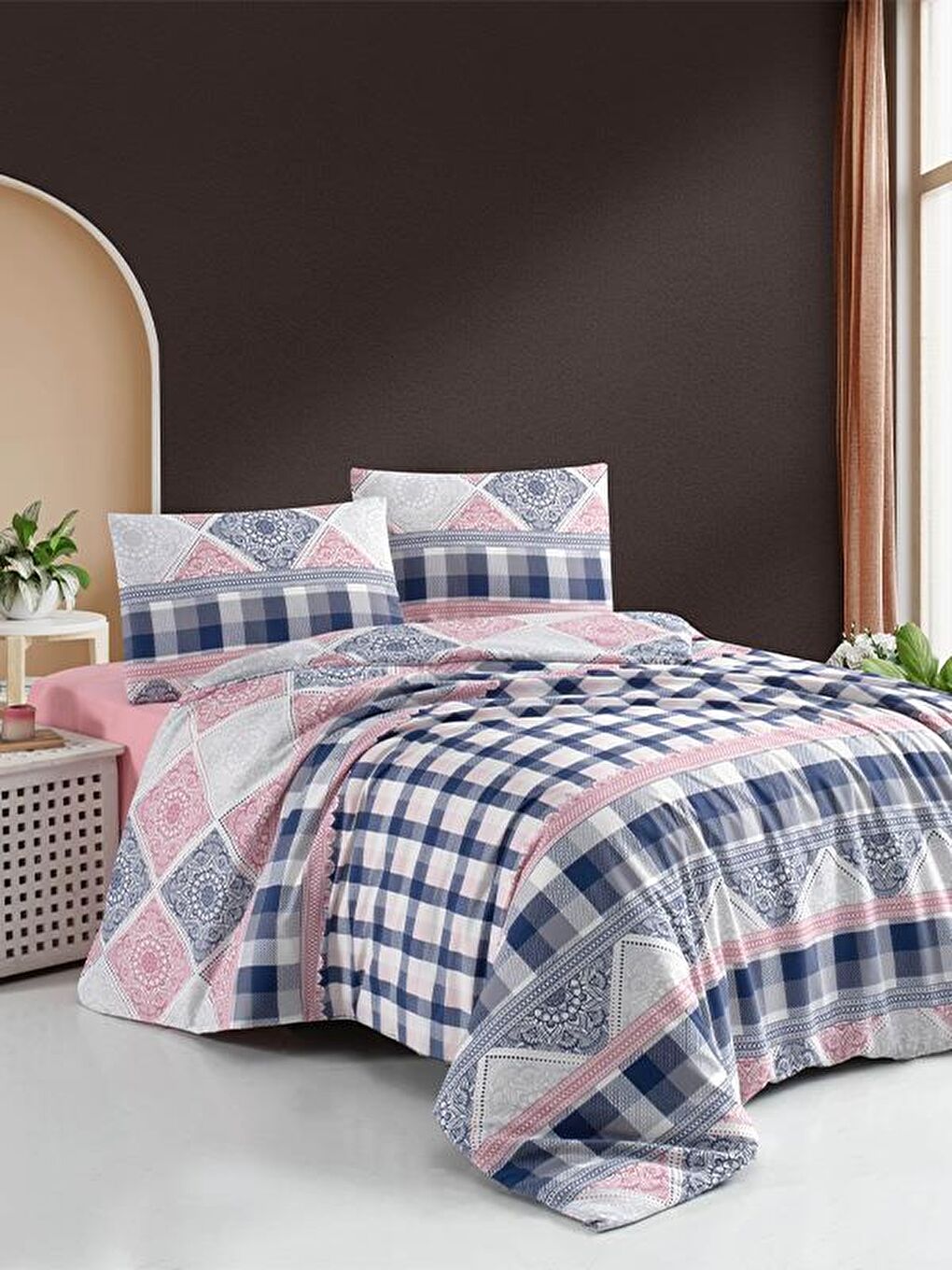 Karışık Petra Nevresim Takımı Çift Kişilik 200x220