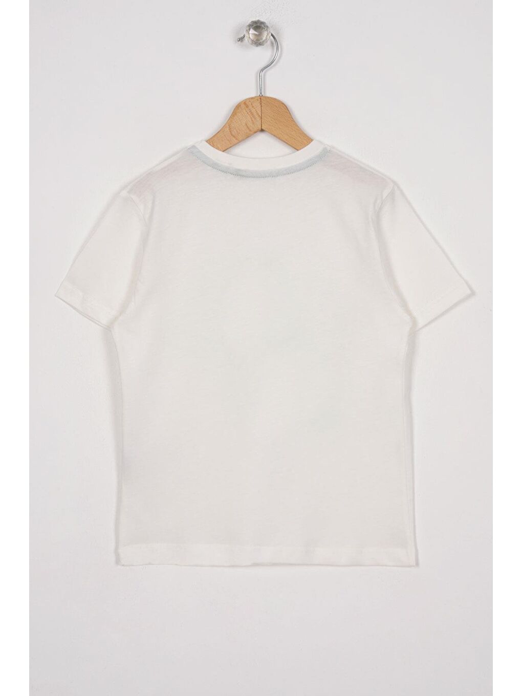 Oyun Konsolu Baskılı Oversize Ekru Renk Erkek Çocuk Tshirt-2