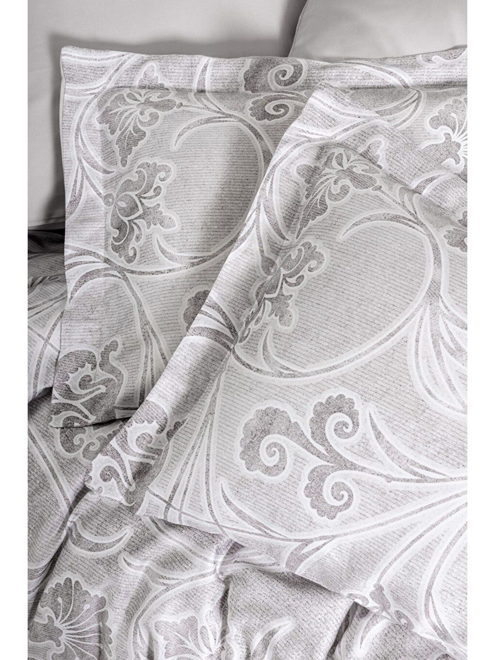 Karışık Family Size Lyocell Nevresim Takımı Grida-2