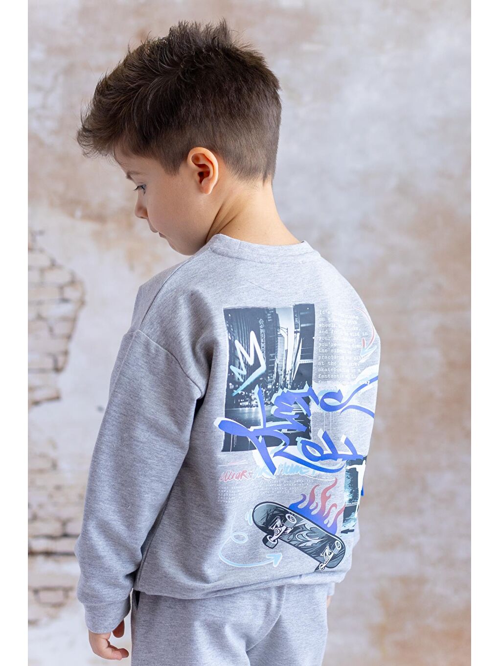 Erkek Çocuk Cep Detaylı Sweatshirt - Grimelanj-2