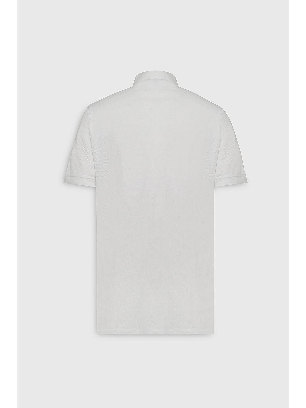 Erkek Beyaz Dar Kesim %100 Pamuk Tişört-8