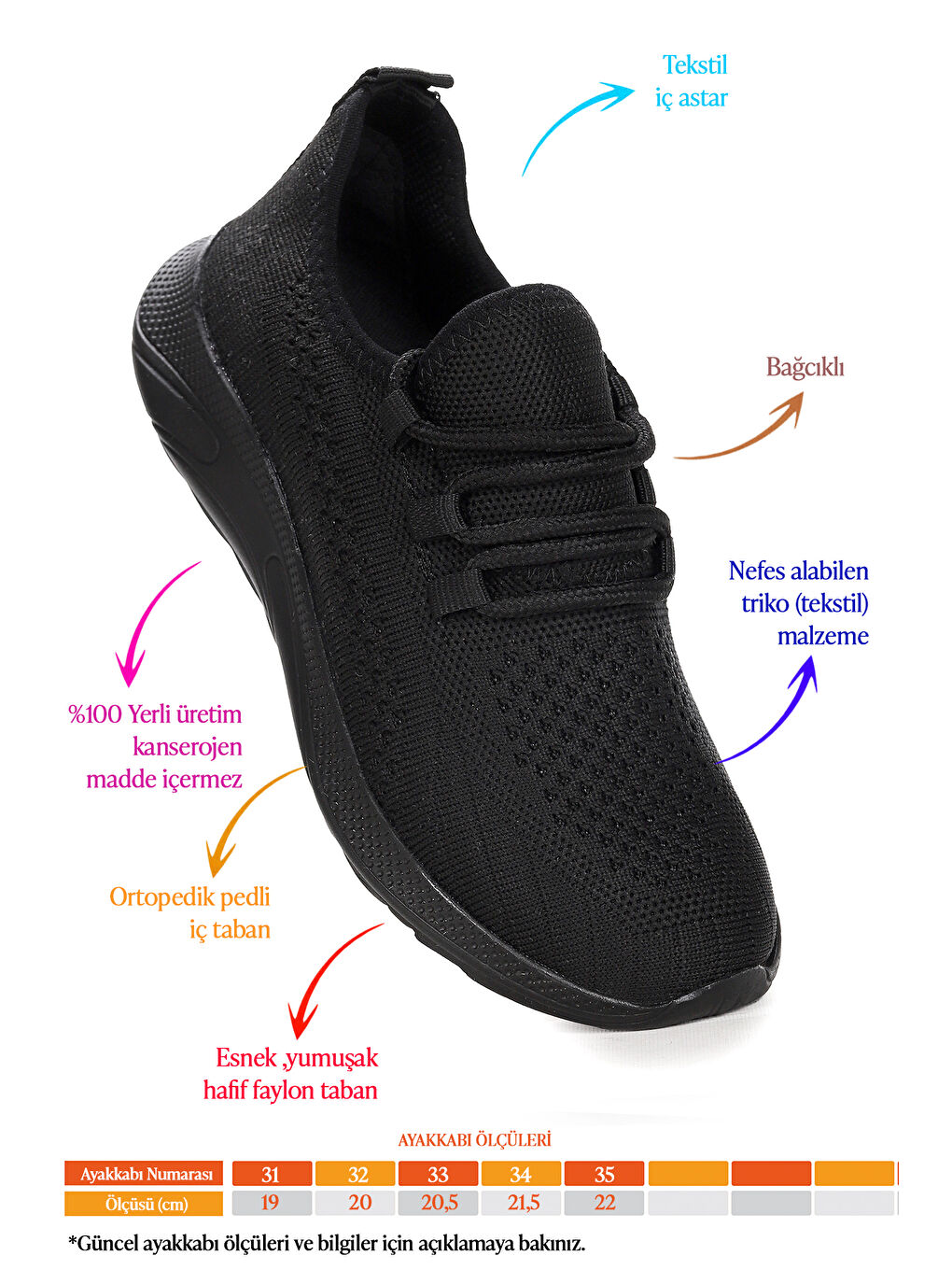 Siyah Wild Fileli Günlük Erkek Çocuk Spor Ayakkabı-1