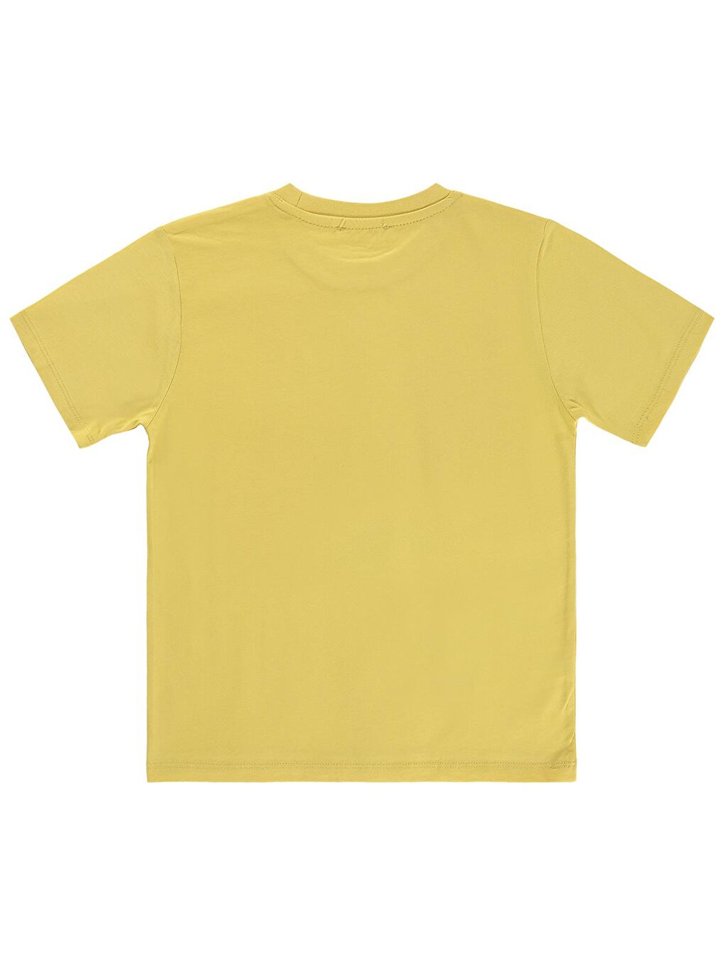 Boys Basic 6-9 Yaş Tişört - Sarı-1