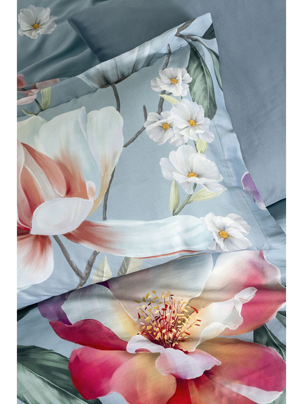 Karışık Family Size Lyocell Nevresim Takımı Estıva-2