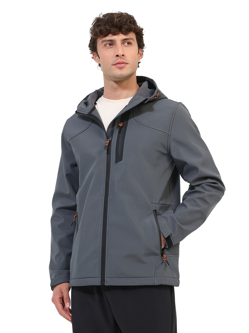Karışık Softshell Erkek Antrasit Ml New Trend 5gt17