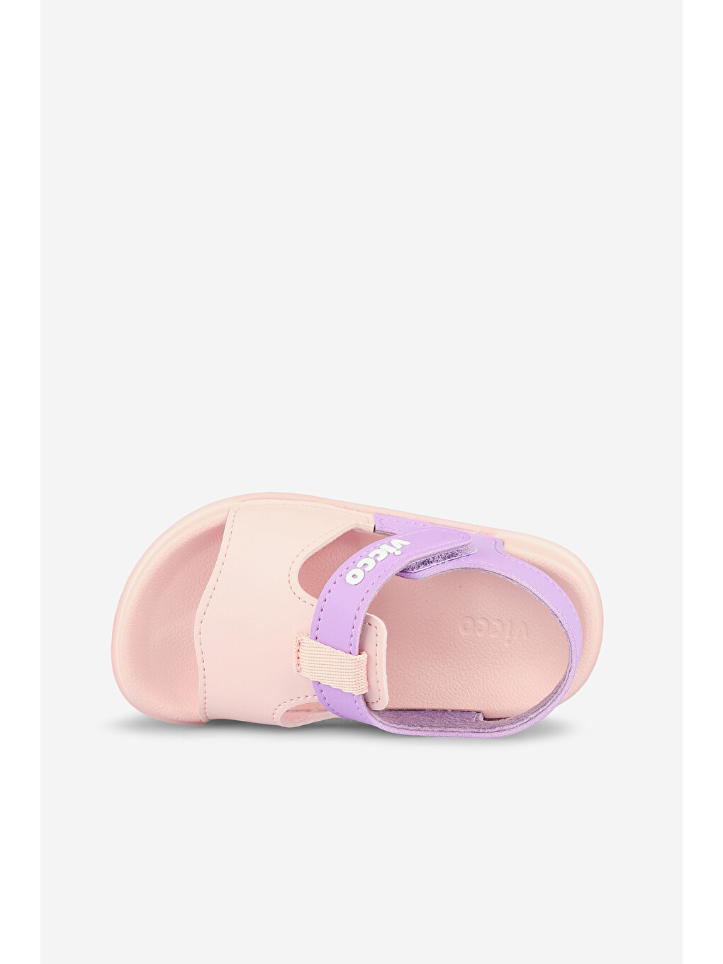 Pembe Sevan Hafif Kız Okul Öncesi Pudra Sandalet-4