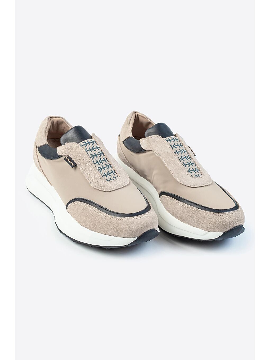 Bej LTN-S03 Deri Erkek Sneaker
