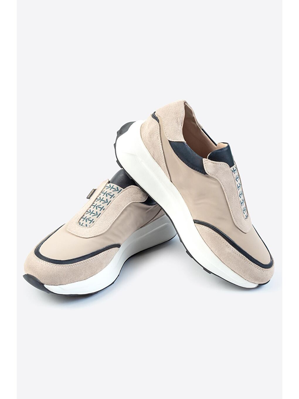 Bej LTN-S03 Deri Erkek Sneaker-4