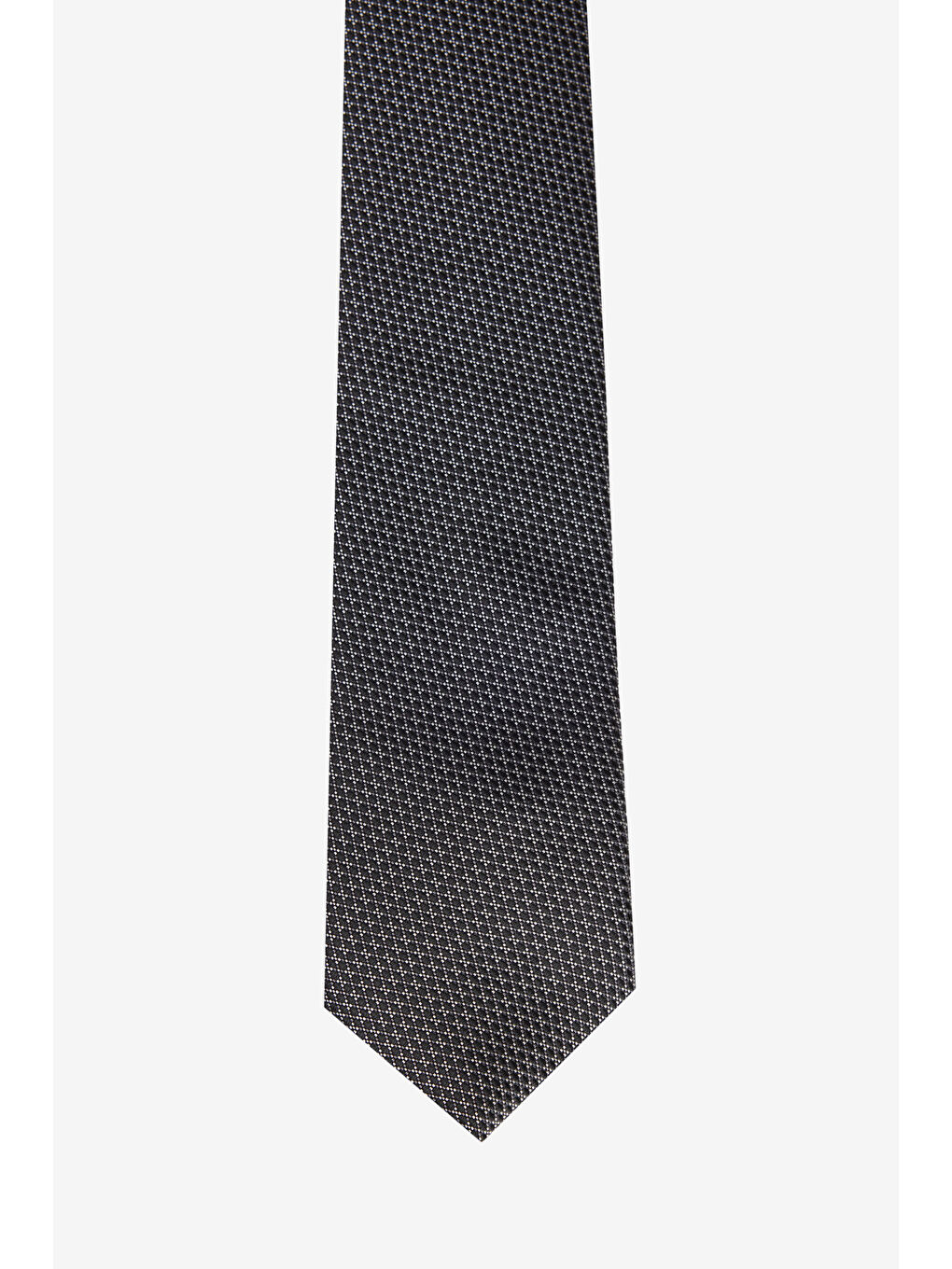 Erkek Siyah-Beyaz Desenli Kravat-1