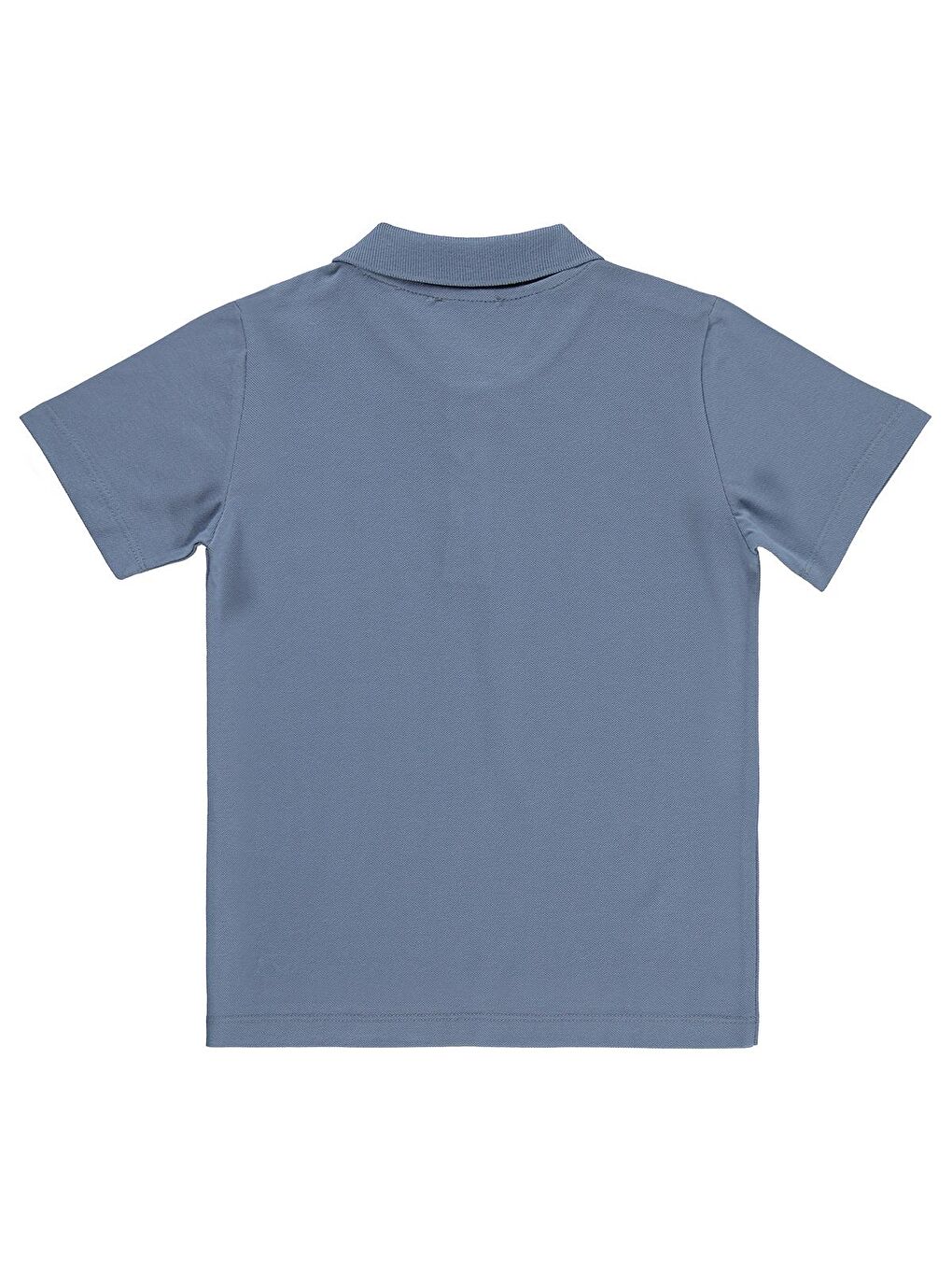 İndigo Boys Erkek Çocuk Palmiye Nakışlı Polo Yaka 6-9 Yaş Tişört - Mavi-1