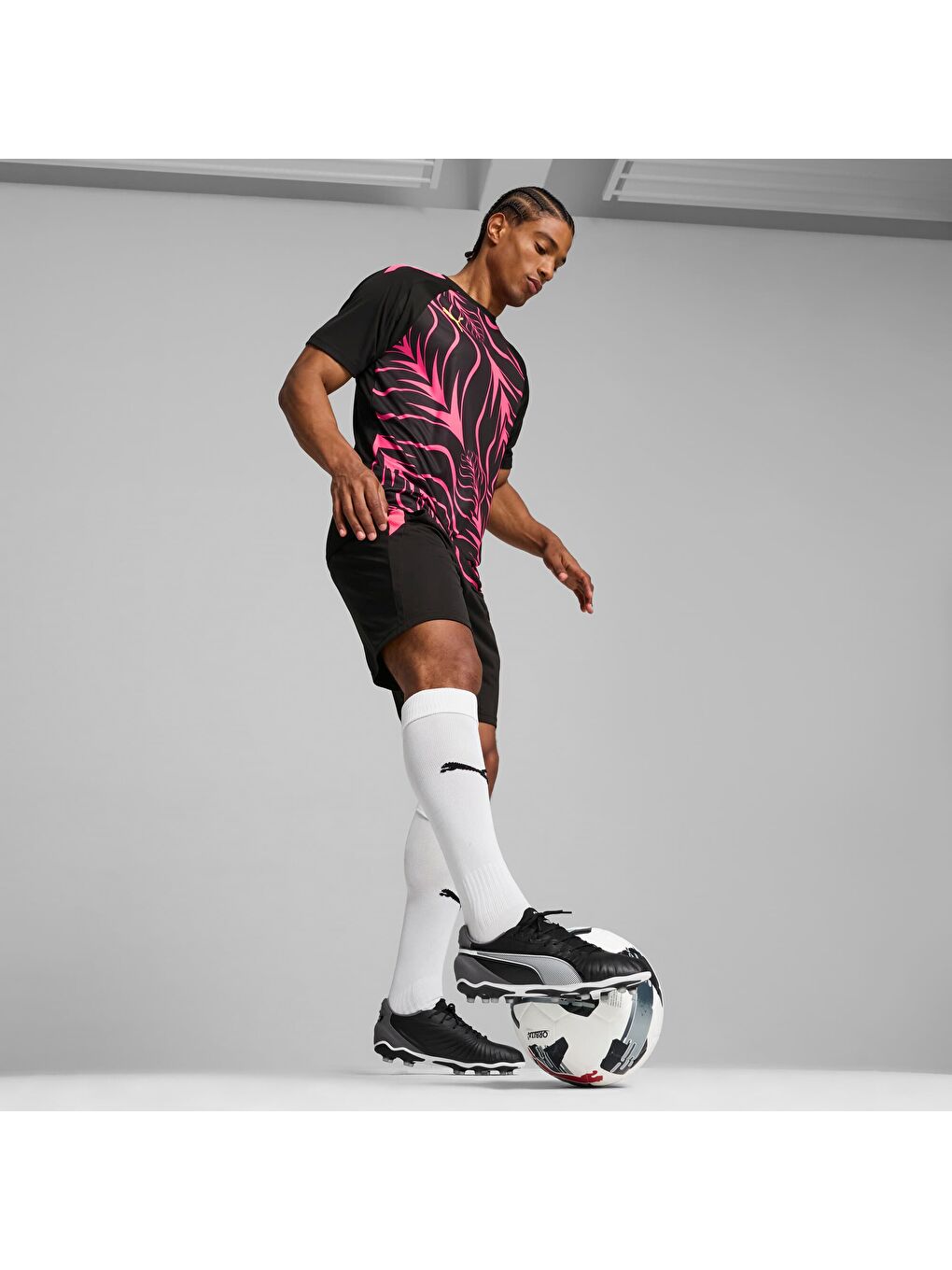 Siyah KING MATCH FG/AG Krampon-1