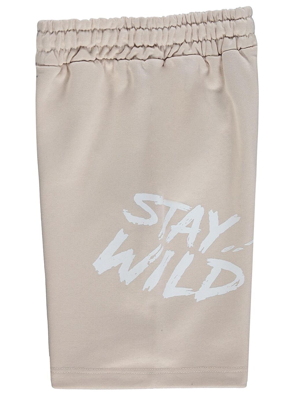 Boys Stay Wild Baskılı 10-13 Yaş Kapri - Bej-1
