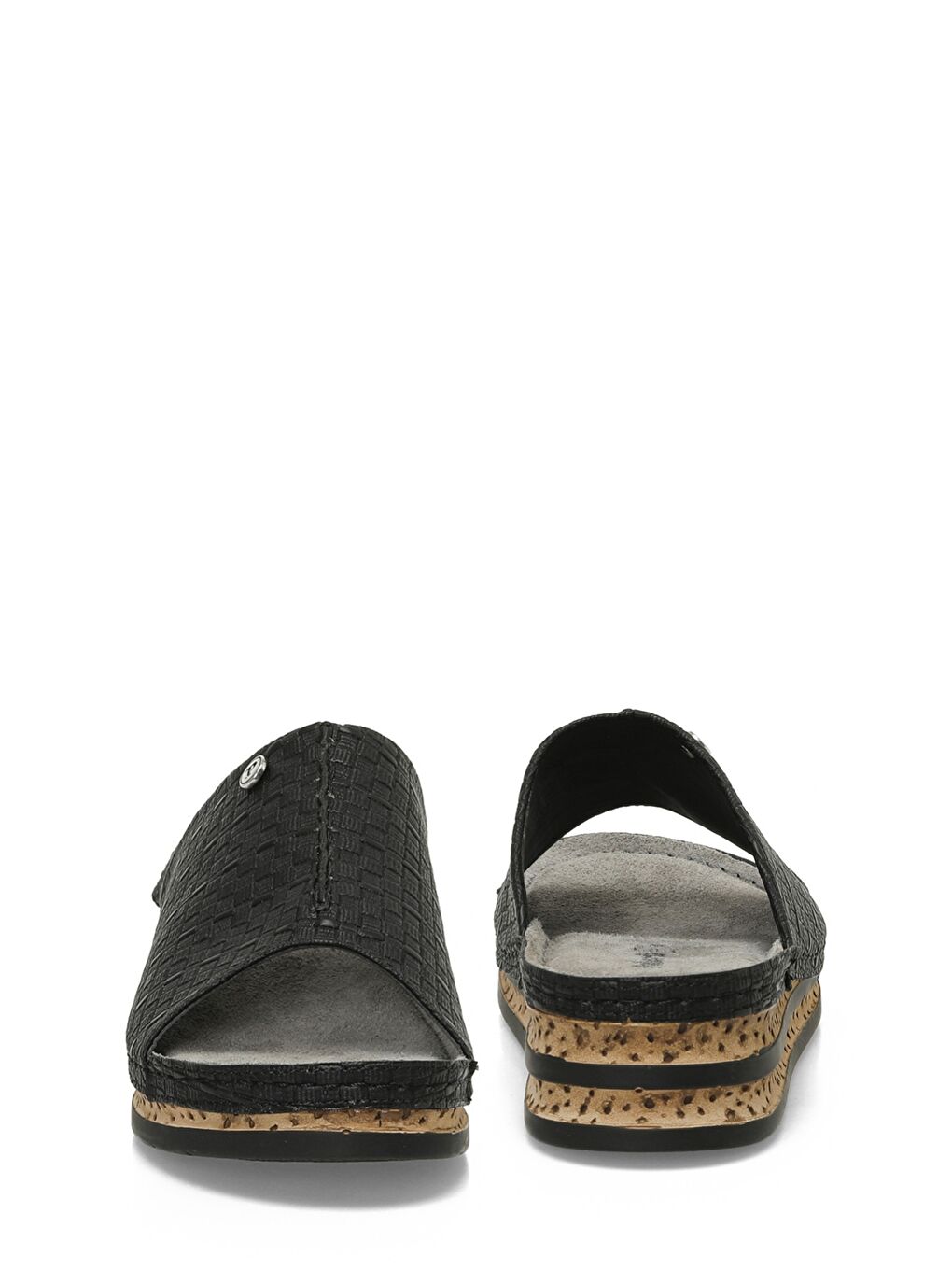 166952.BZ5FX Siyah Kadın Terlik-4