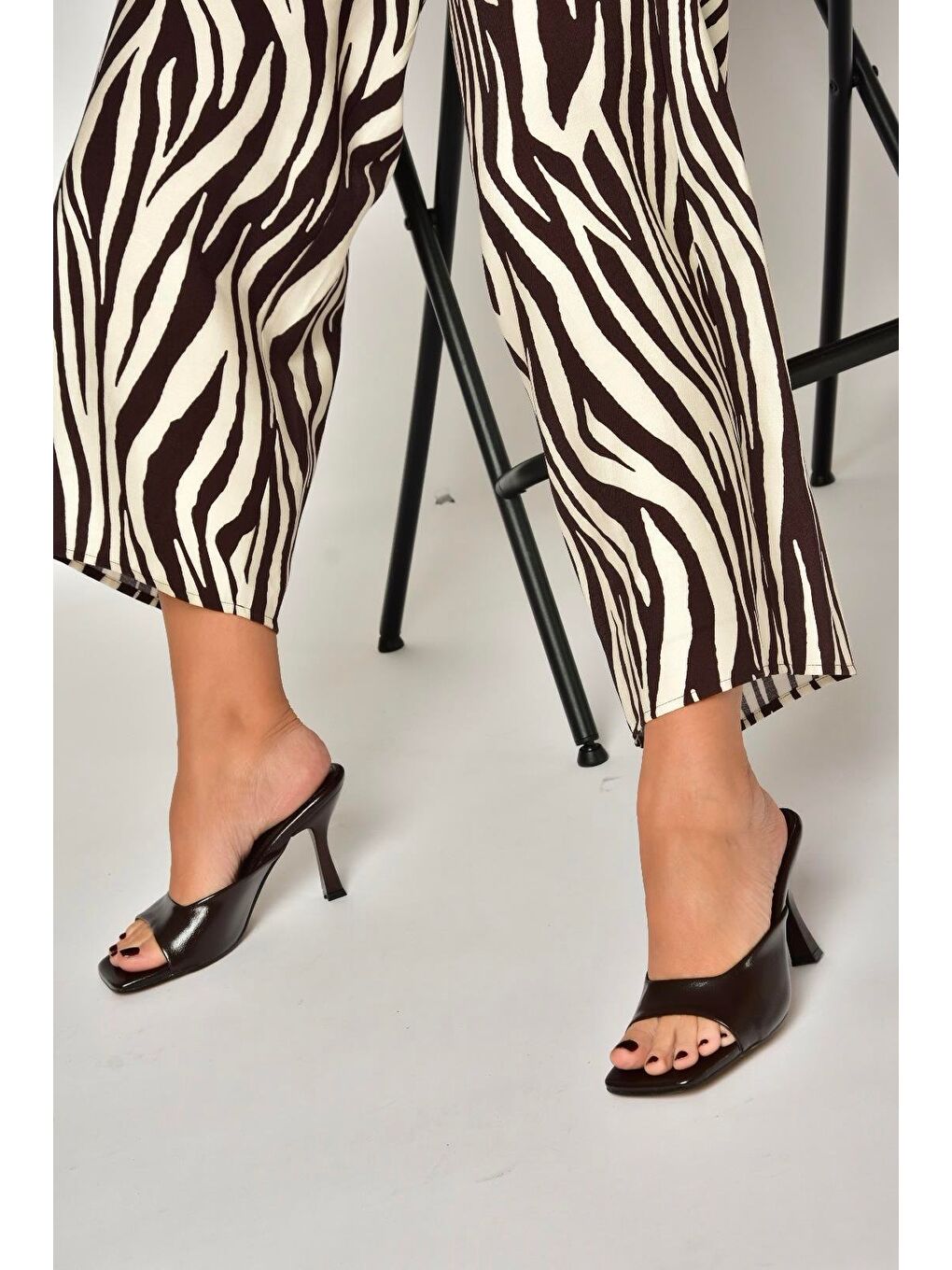 Kahverengi Kadın Terlik S590033160-4