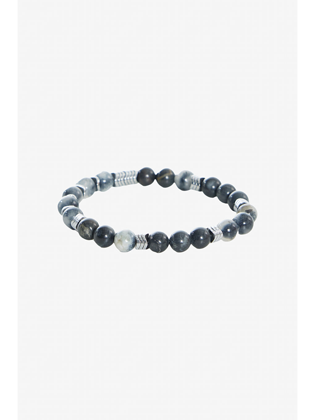 Erkek Siyah Doğal Taş Boncuk Bileklik