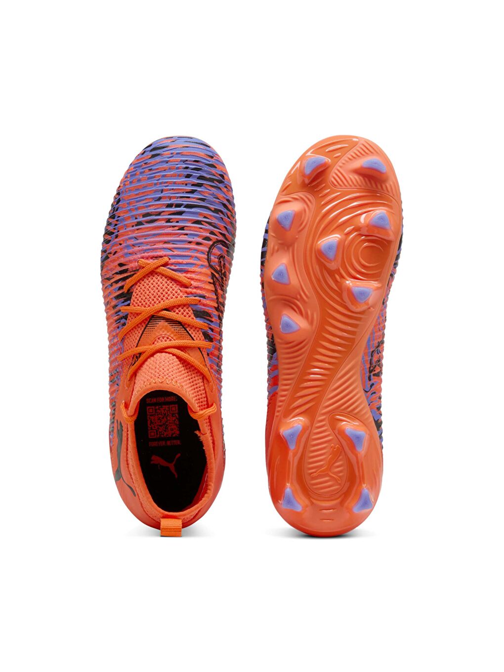 Turuncu FUTURE 8 MATCH CREATIVITY FG/AG Genç Krampon-3