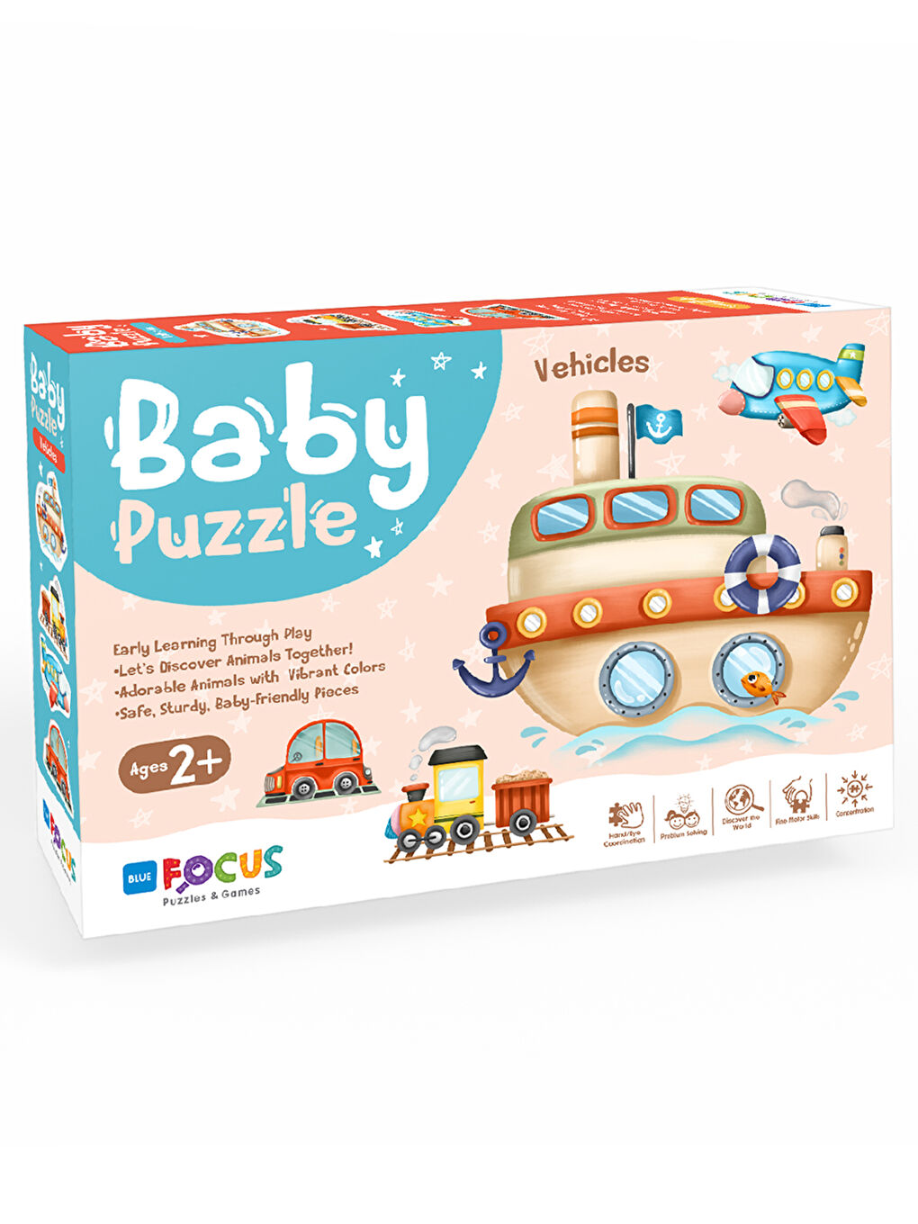 Baby Puzzle Taşıtlar 13 Parça