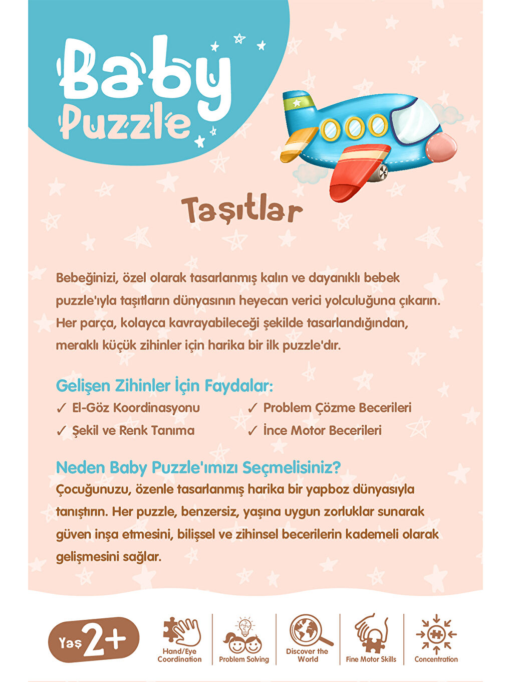 Baby Puzzle Taşıtlar 13 Parça-3