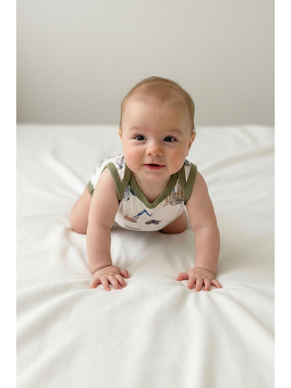 Karışık Work Machine Theme Atlet Badi-2