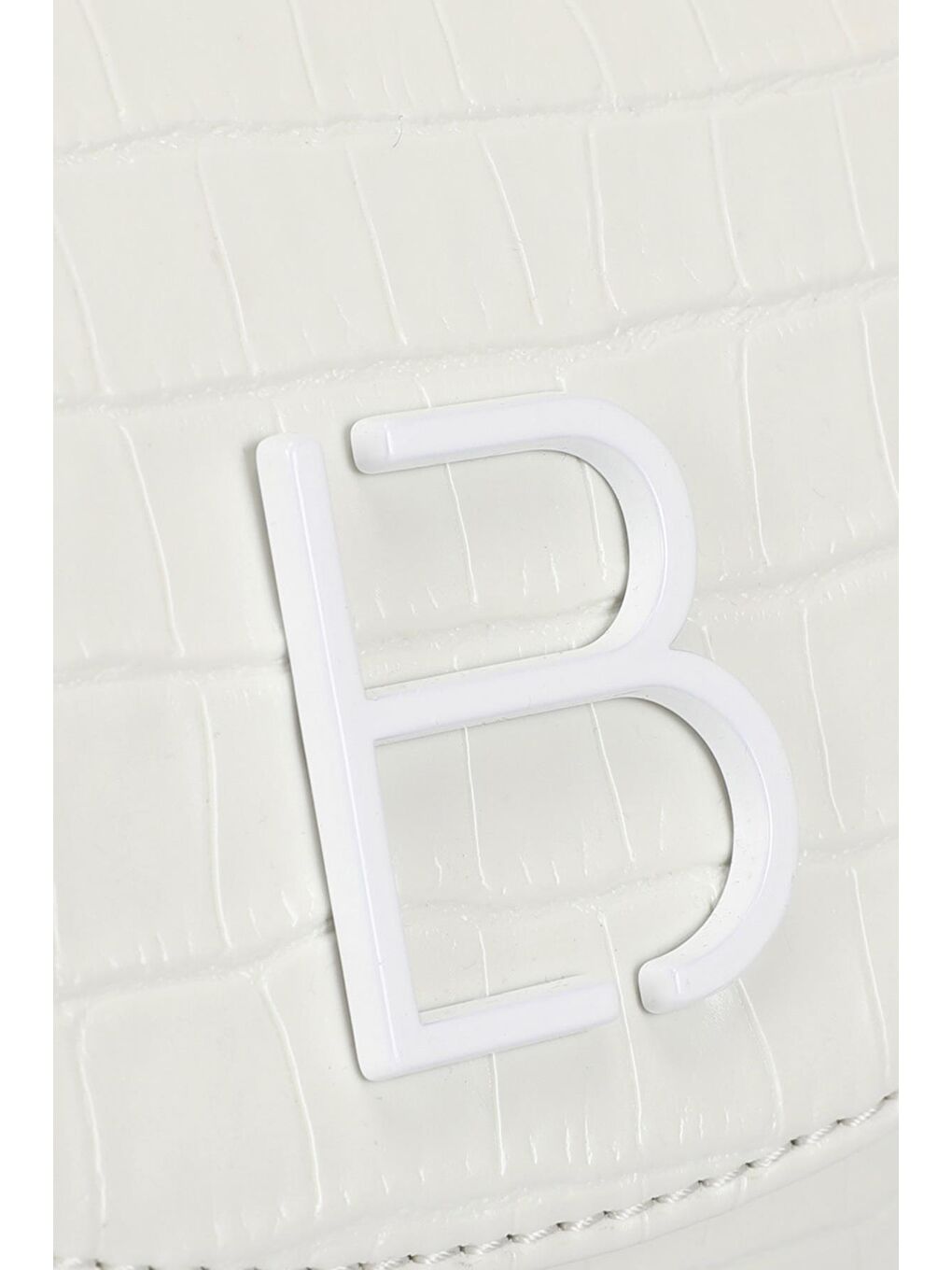 Beyaz Kadın Zincir Askılı  El ve Omuz Çantası-3