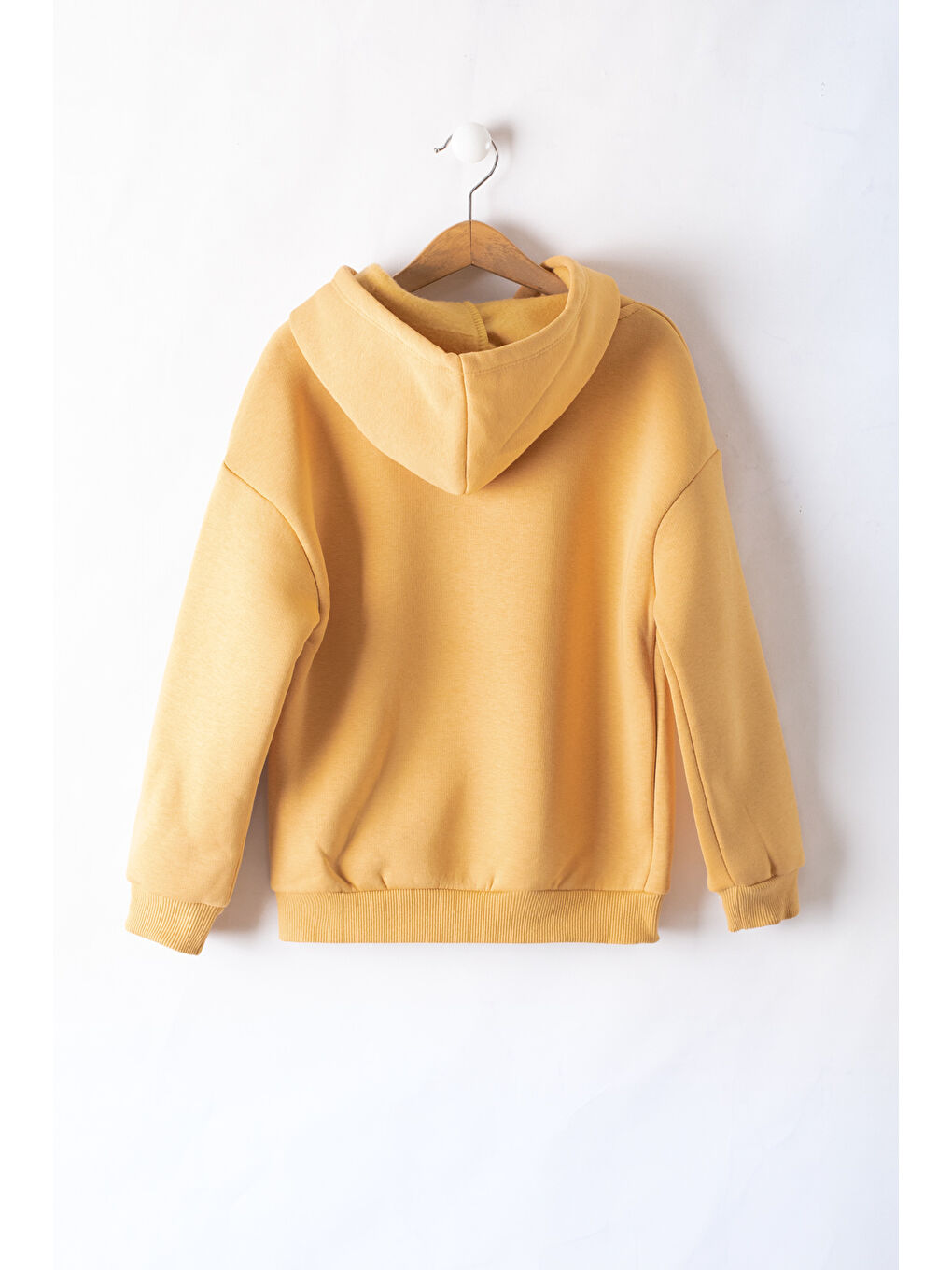 Cansın Mini Sarı Hardal Erkek Çocuk Baskılı 3 İp Kapüşonlu Sweatshirt 19739 - 2