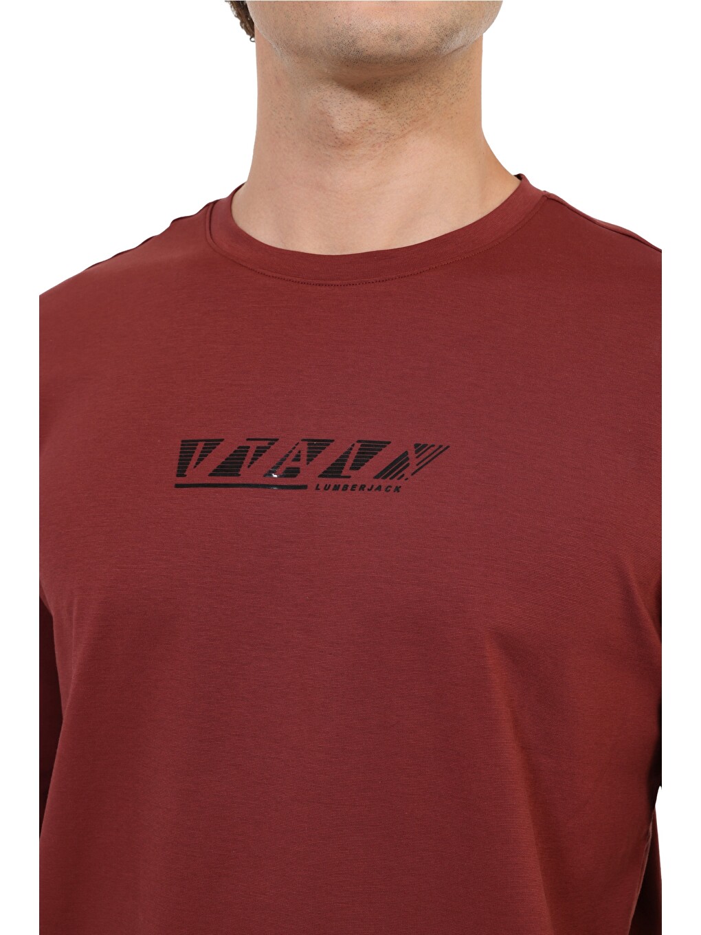 Uzun Kol T-shirt Erkek Bordo Ml Juan 14-ıtl-07-2
