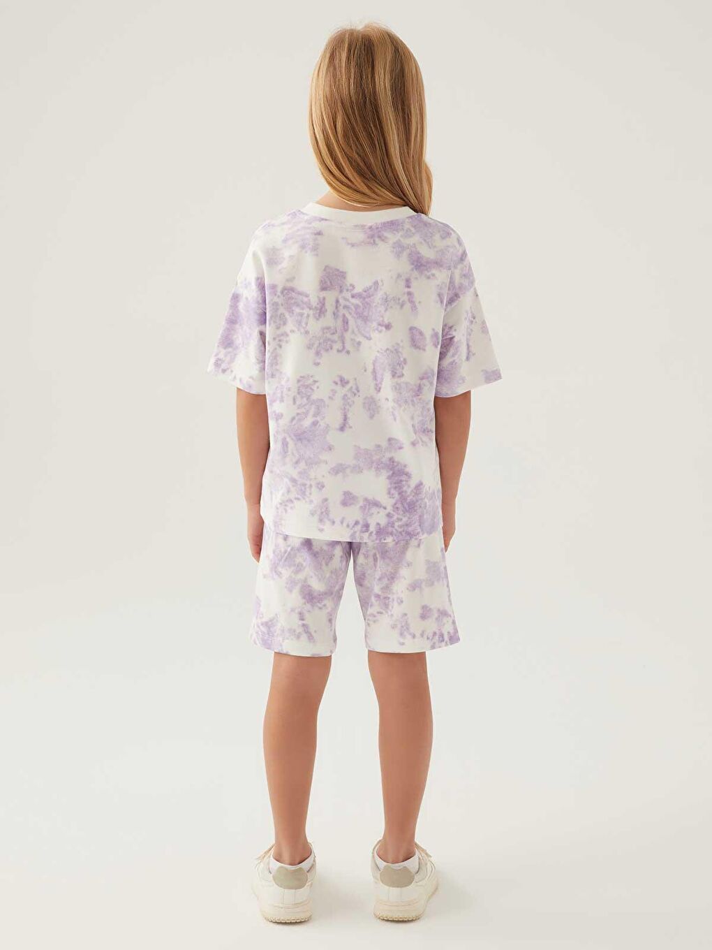 Mor Barbie Kız Çocuk Şortlu Takım 9-14 Yaş Lavanta-2