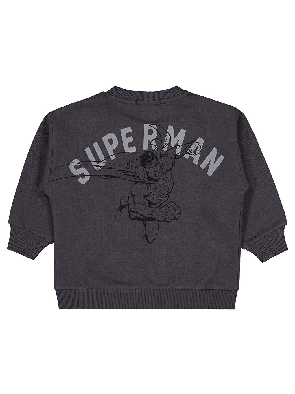Antrasit Logo Baskılı 2-5 Yaş Sweatshirt - Gri-1