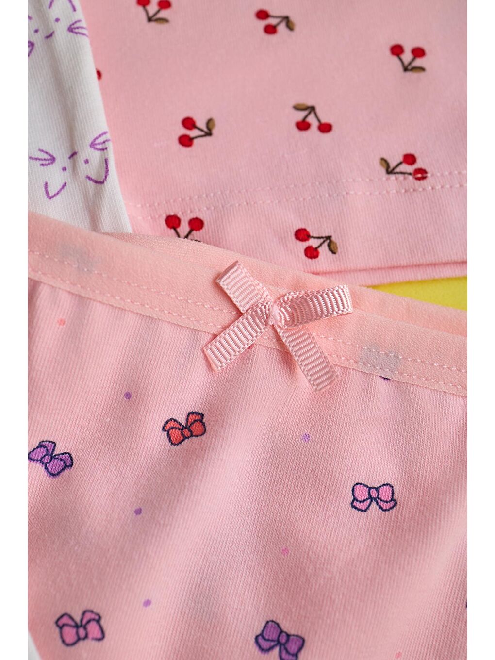 Karışık Kız Çocuk 5 Li Paket Kelebek Desenli Boxer Çok Renkli-2