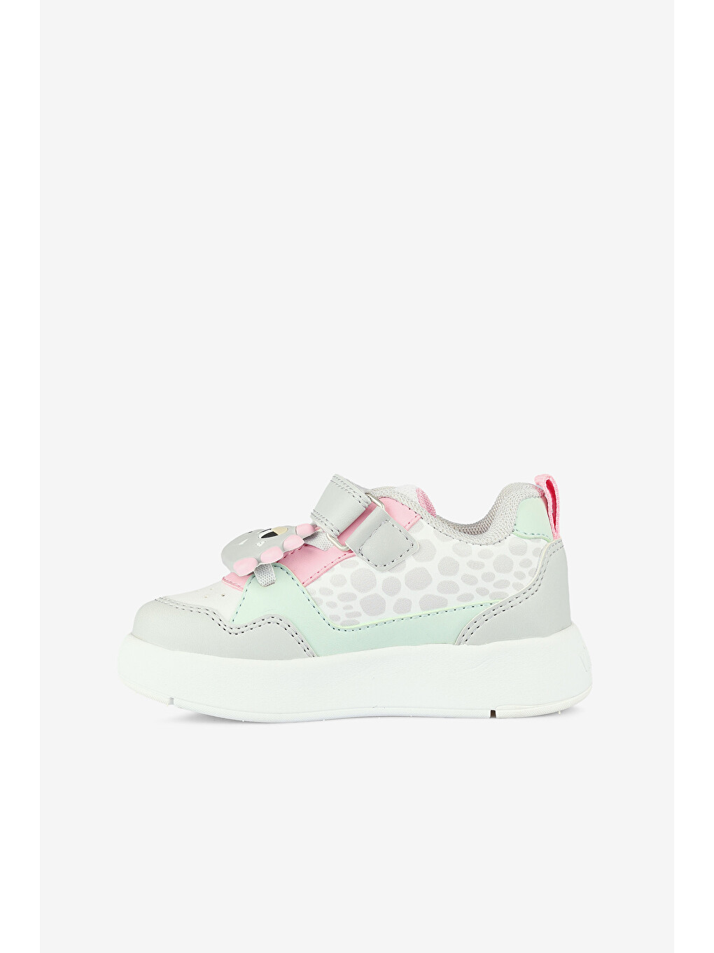 Borka Işıklı Kız Bebek Gri Sneaker-2