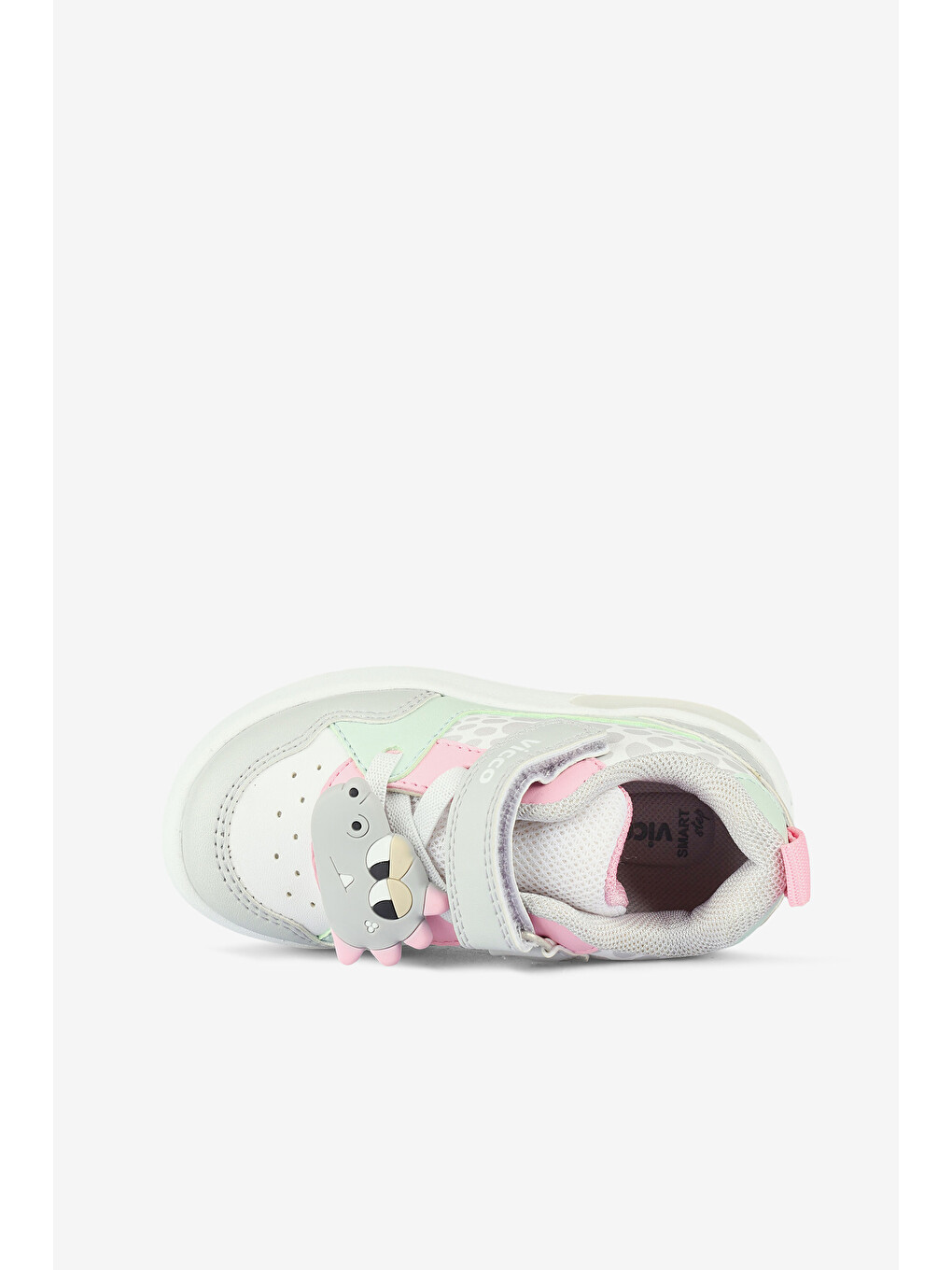 Borka Işıklı Kız Bebek Gri Sneaker-3