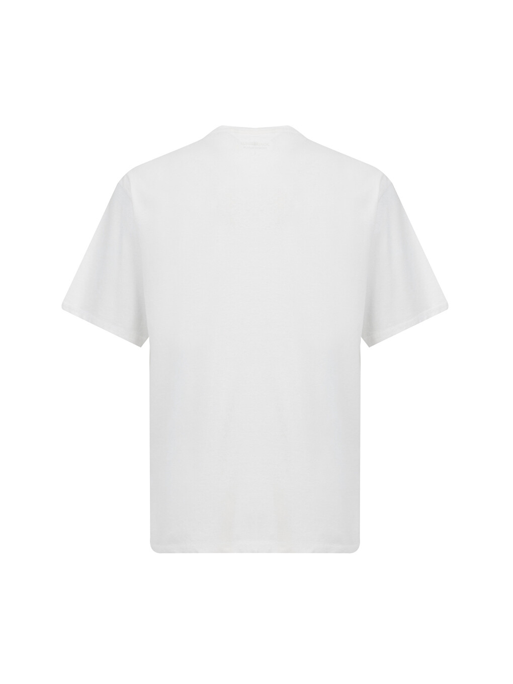 Beyaz Erkek Kısa Kol T-Shirt-1