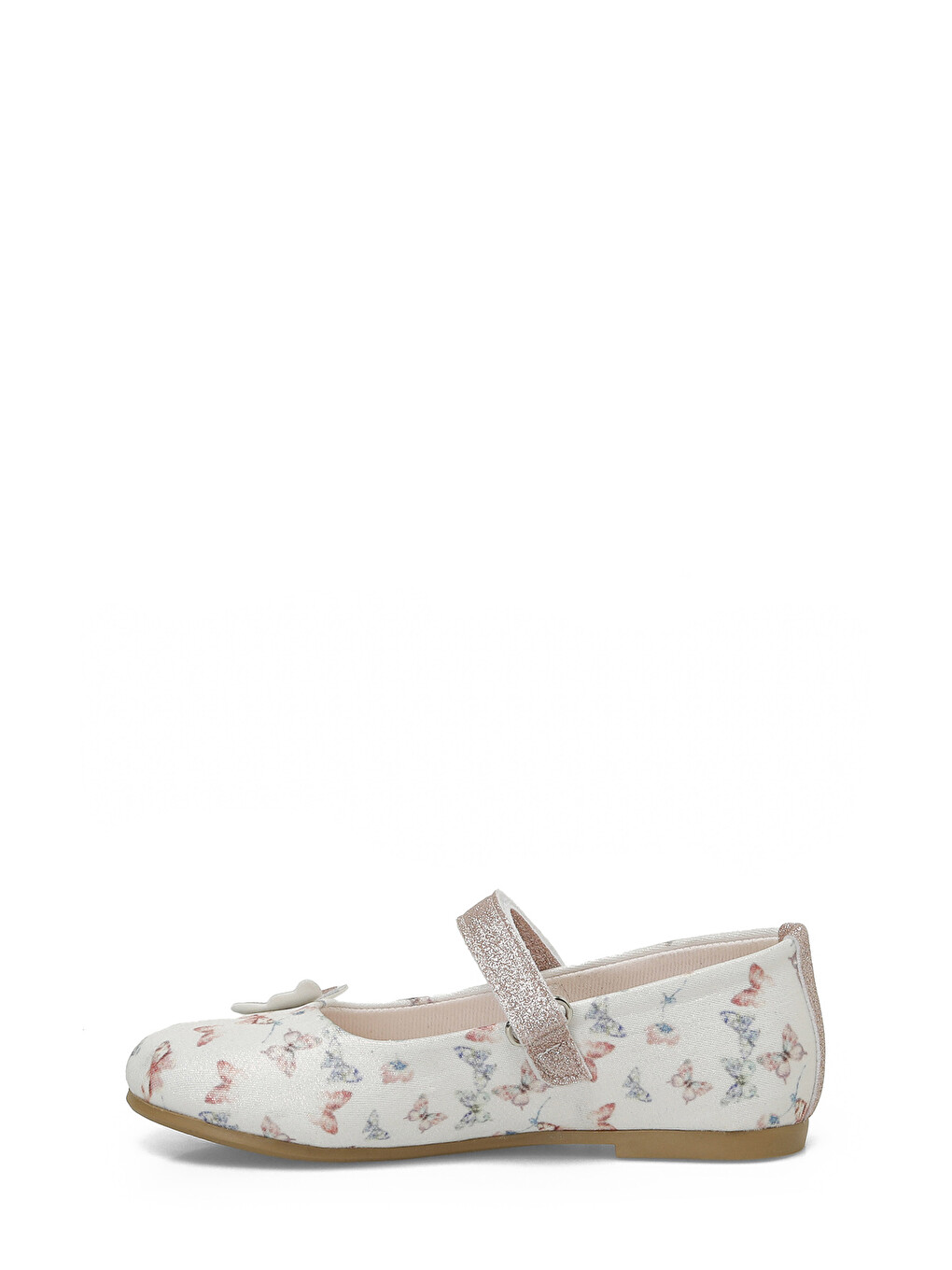 Bej BUTY.P5FX Krem Kız Çocuk Babet-2
