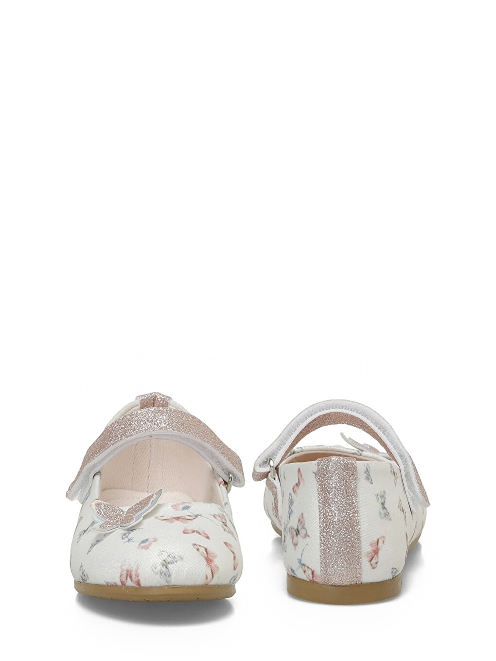 Bej BUTY.P5FX Krem Kız Çocuk Babet-4