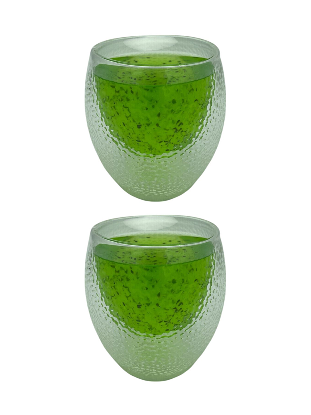 Renksiz Çift Cidarlı 250 ml Cam Kupa Seti 2 Adet 2220