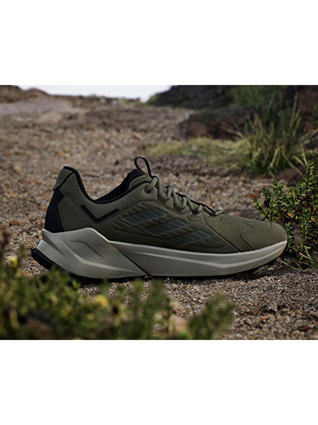 Terrex Trailmaker 2 Lea Erkek Trekking Ayakkabısı Id0887 Haki-1