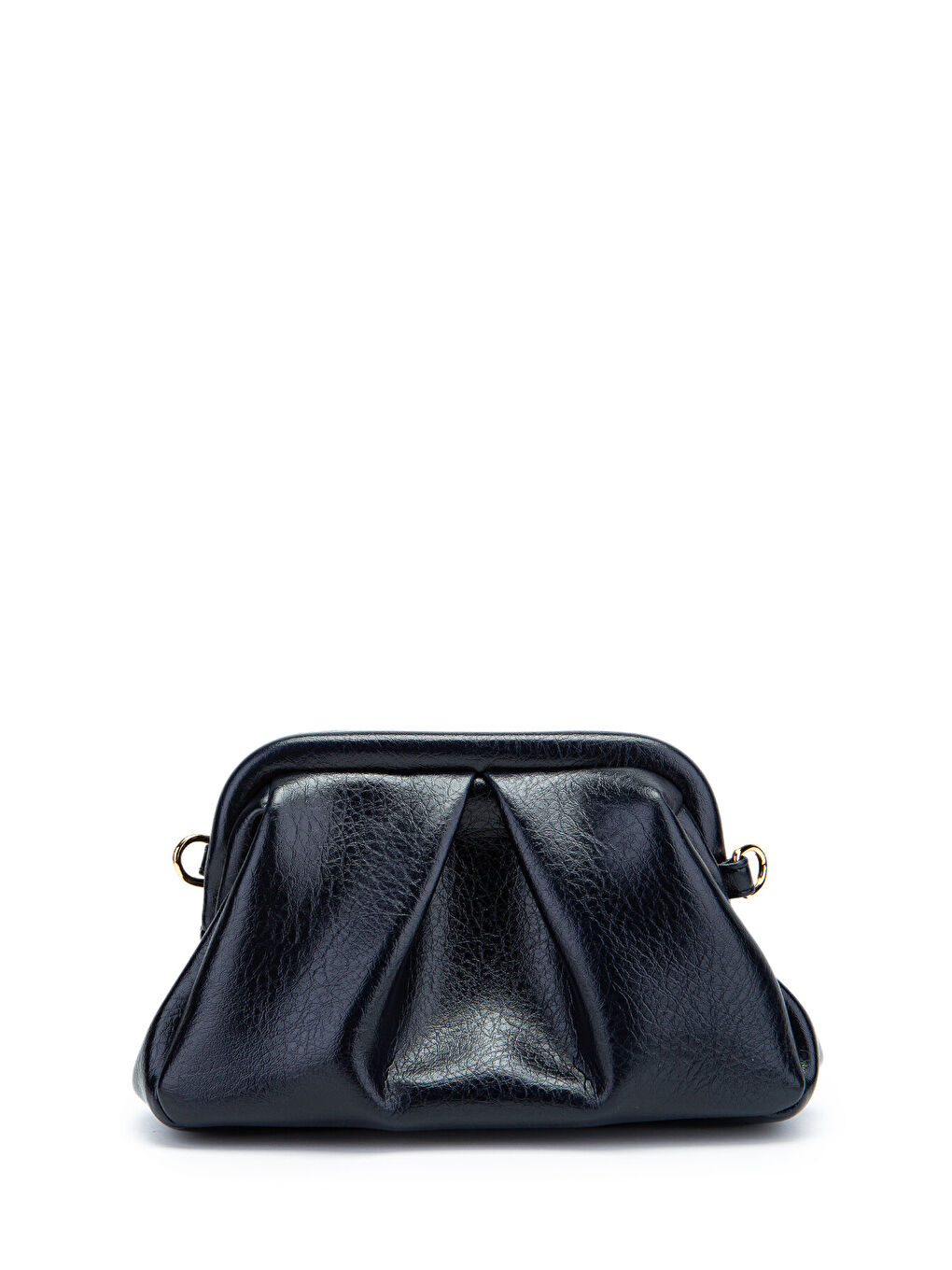 Clutch Form Uzun Askılı Degas Kadın Çapraz Çanta Lacivert