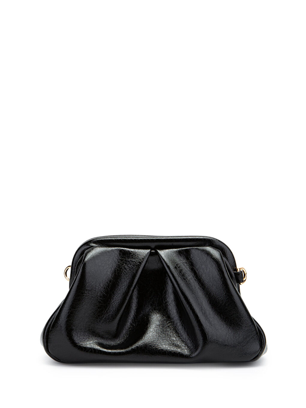 Clutch Form Uzun Askılı Degas Kadın Çapraz Çanta Siyah