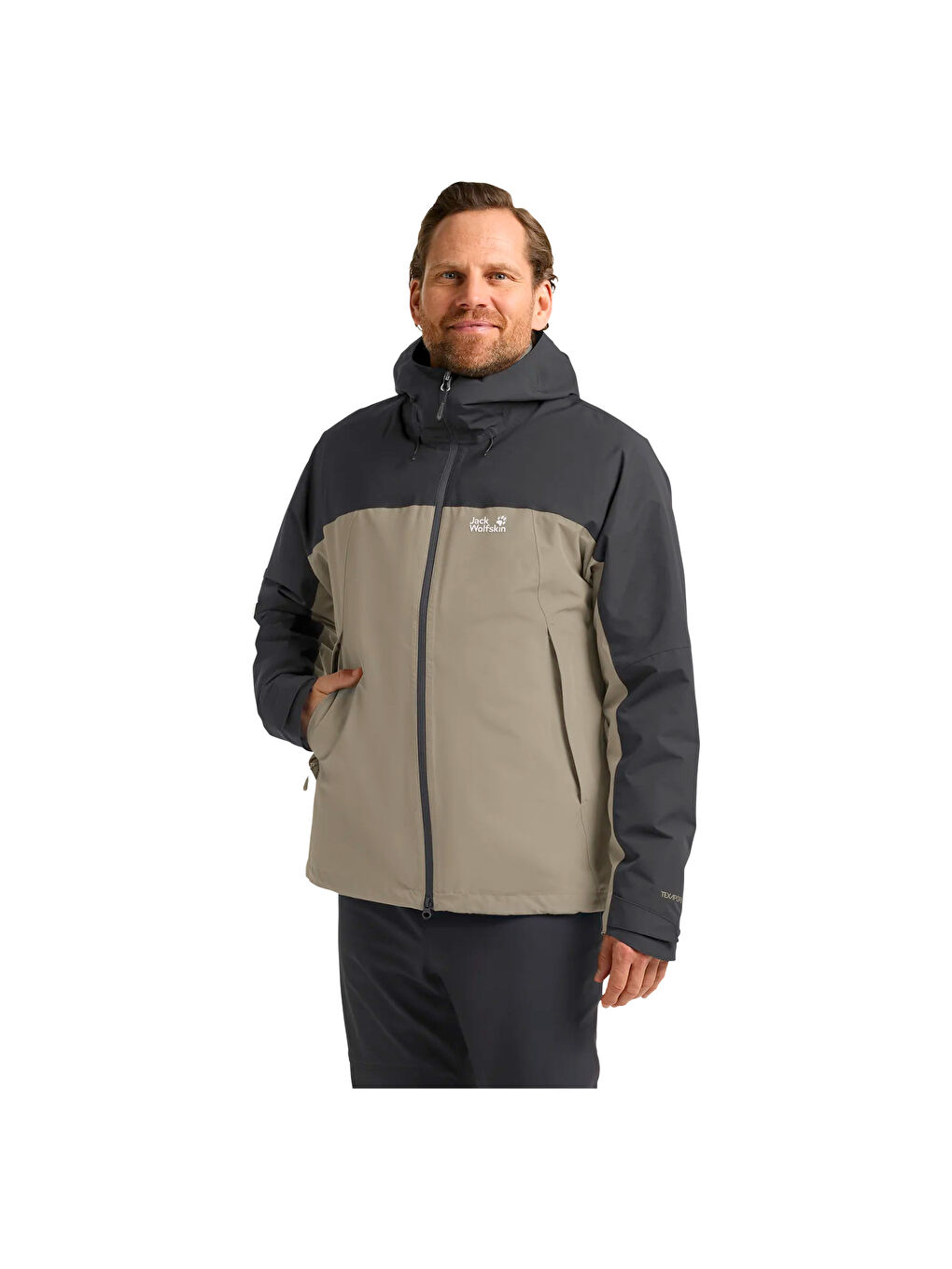 Ekru Wild Places 3in1 Erkek Bej Outdoor Mont-1