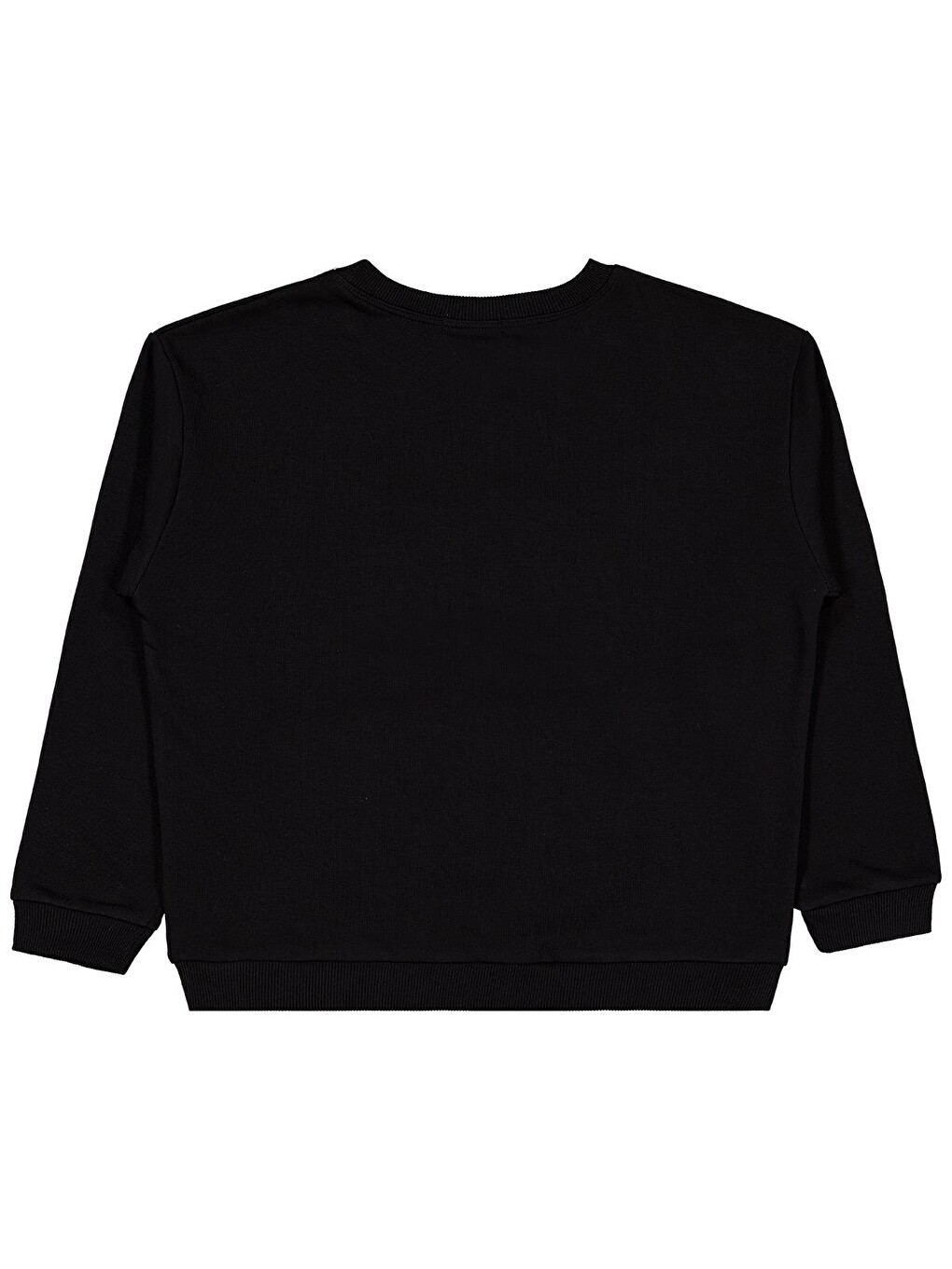 Boys Ayı Nakışlı 10-13 Yaş Sweatshirt - Siyah-1