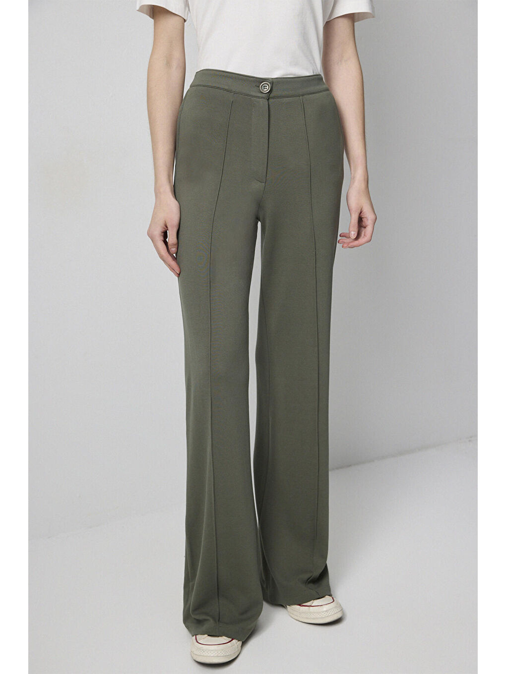 Haki Dökümlü Çelik Pantolon-1