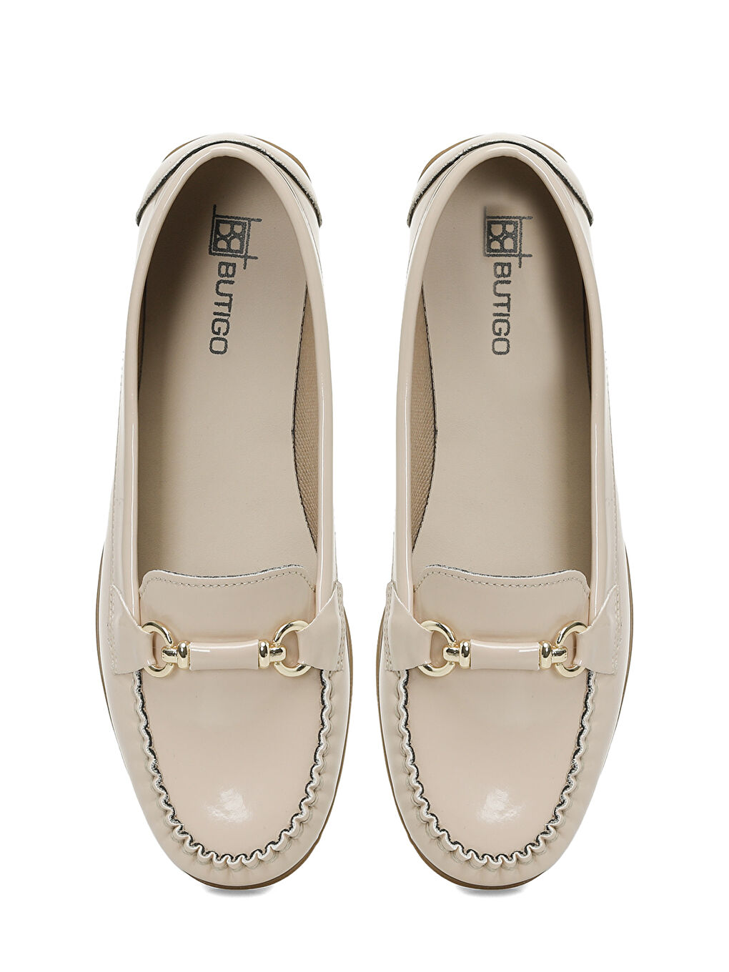 Pembe 25S-118 5FX Pudra Kadın Loafer-3