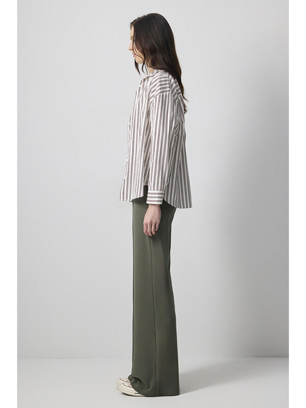 Haki Dökümlü Çelik Pantolon-2