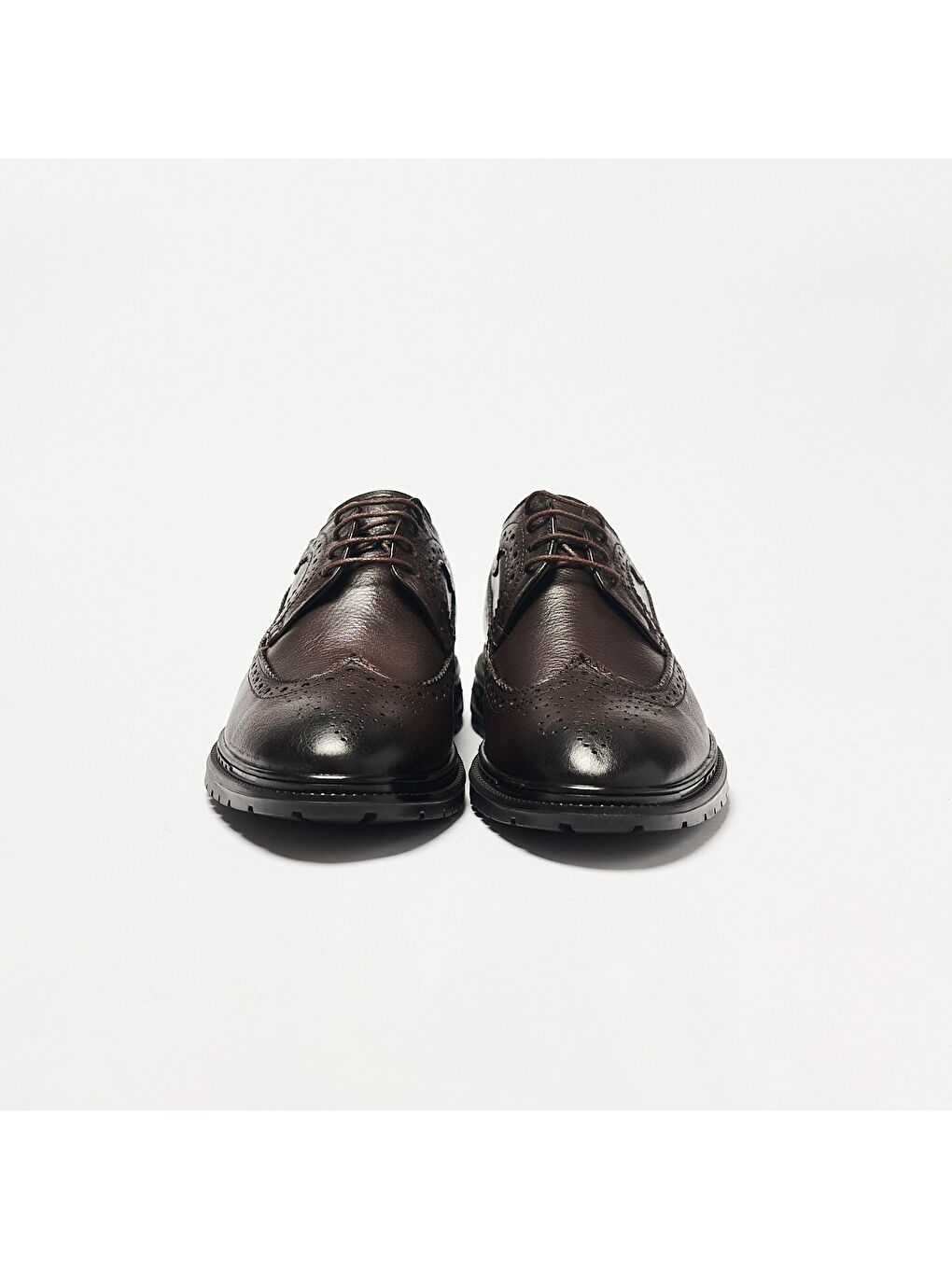 Kahverengi Erkek Oxford ( Klasik) OG-344 Kahve Deri-5