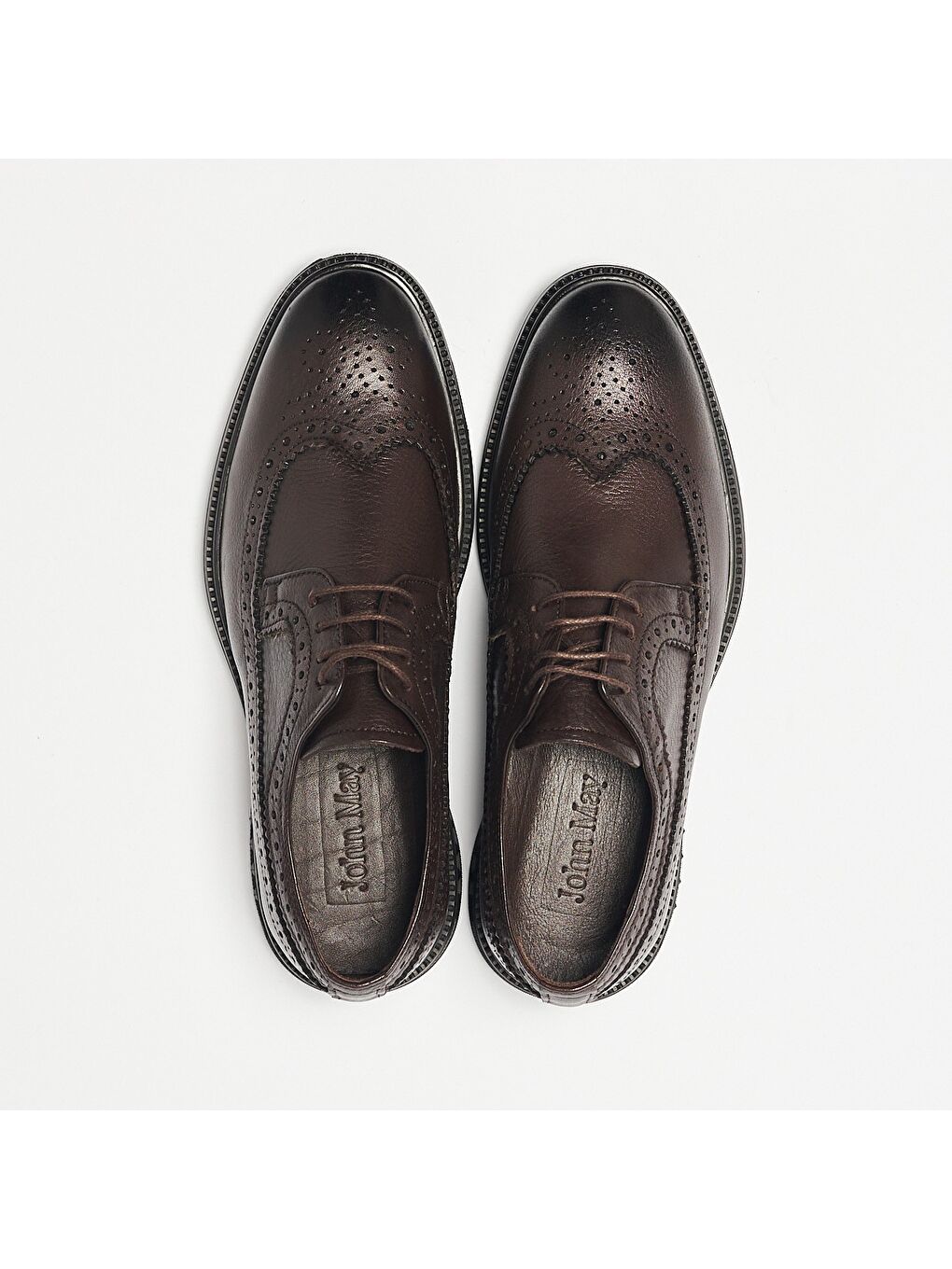 Kahverengi Erkek Oxford ( Klasik) OG-344 Kahve Deri-6