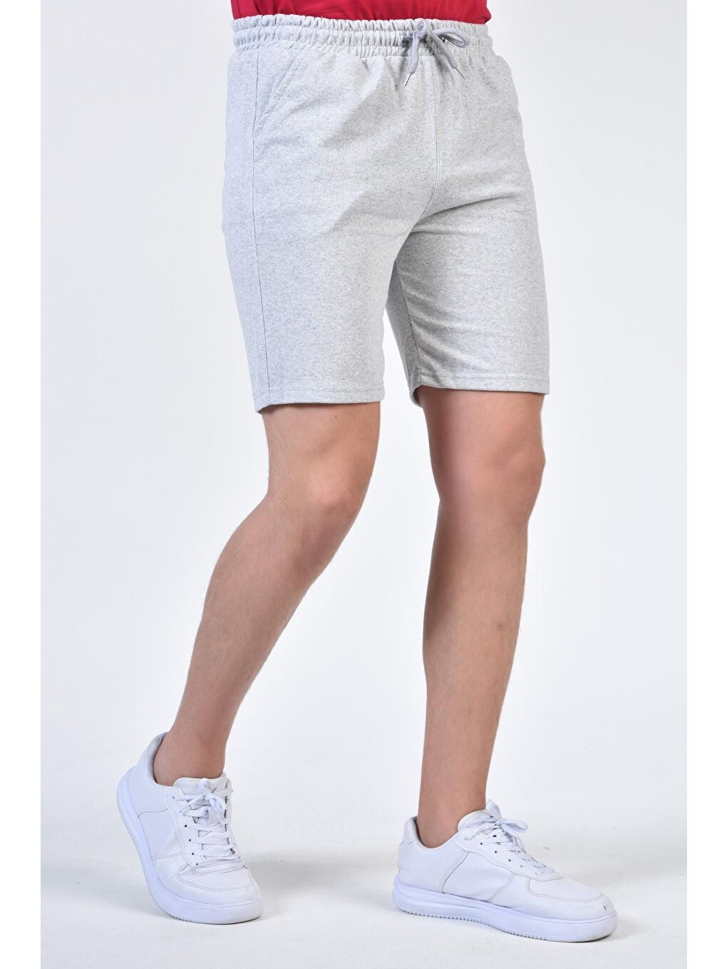 Gri Renkli Basic Erkek Şort