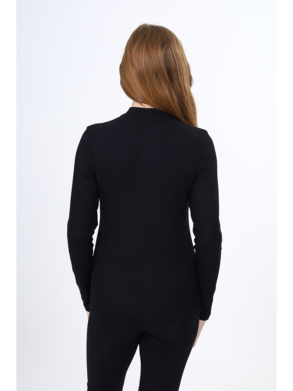 Siyah Kız Çocuk Okul Tişört-3