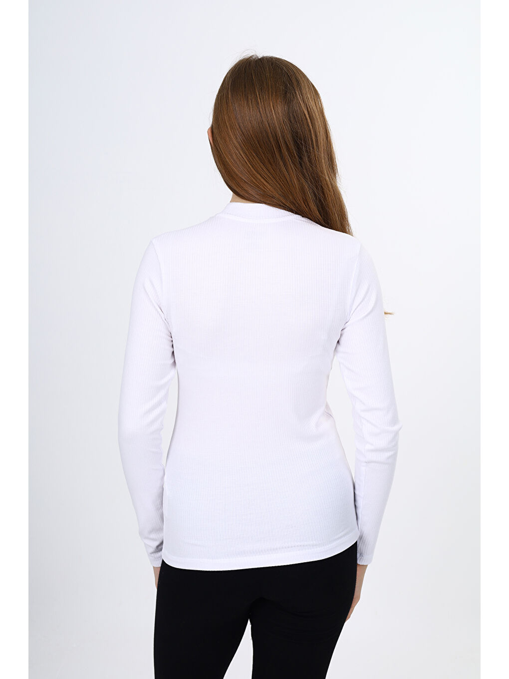 Beyaz Kız Çocuk Okul Tişört-3