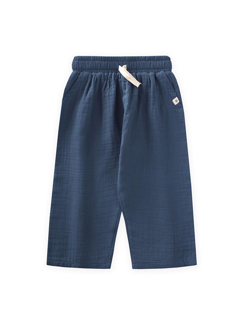 Lacivert Erkek Çocuk Müslin Pantolon